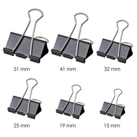 Binder Clip 12 pcs