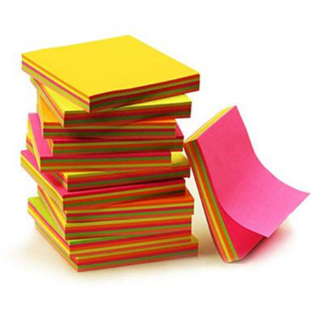 DL Sticky Notes 76x76mm Multi color 100 Sheets